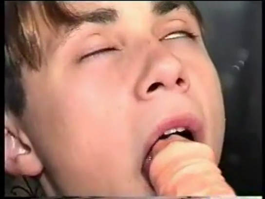 Girl guzzling spunk