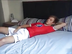 Sexy Soccer Twink jerking off